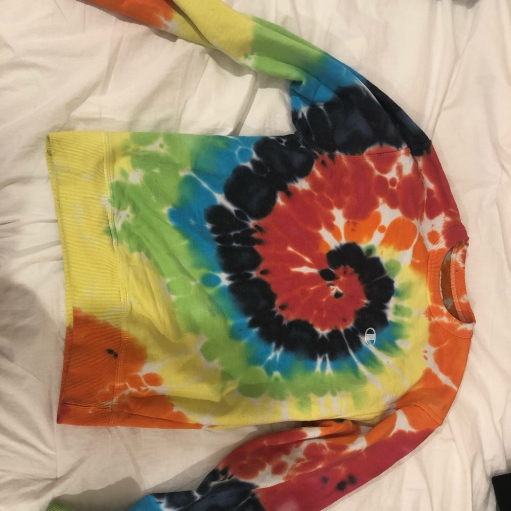 Champion tie dye crewneck